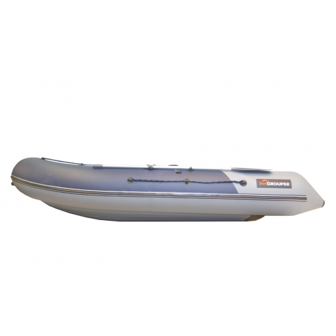 Лодка Grouper GR 375W  НДНД (серо - синий)