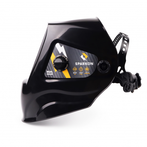 Маска сварщика Sparkon Хамелеон VEGA 2 (черная)