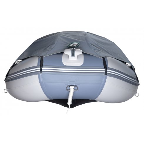 Надувная лодка Gladiator D470AL светло-темносерый