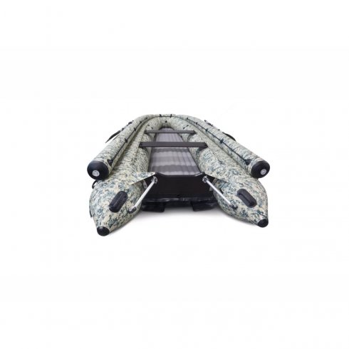 Лодка надувная моторная Solar-470 Strela Jet tunnel с фальшбортом пиксель