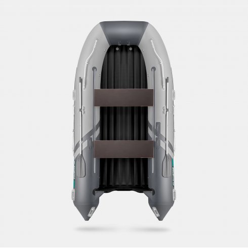 Надувная лодка Gladiator E450S светло/темно-серый
