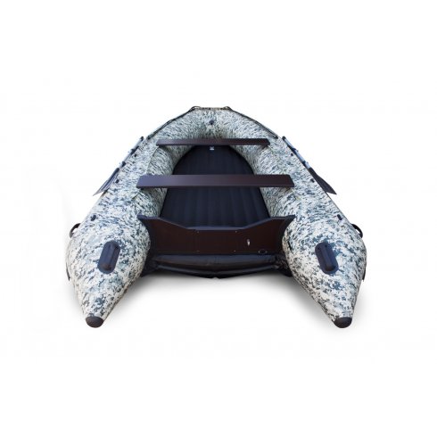 Лодка надувная моторная Solar-420 К (Maxima) пиксель