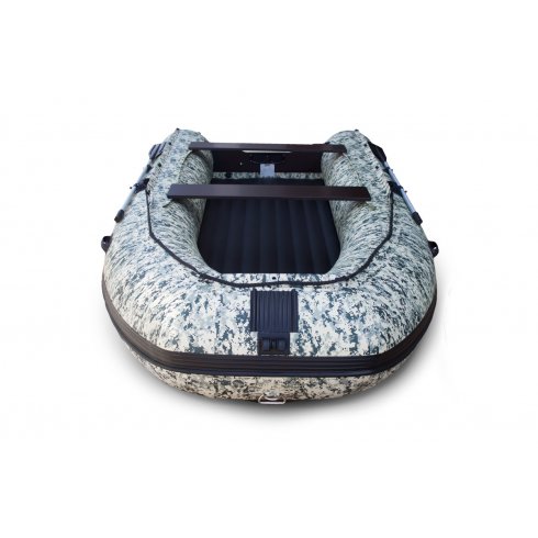 Лодка надувная моторная Solar-420 К (Maxima) пиксель