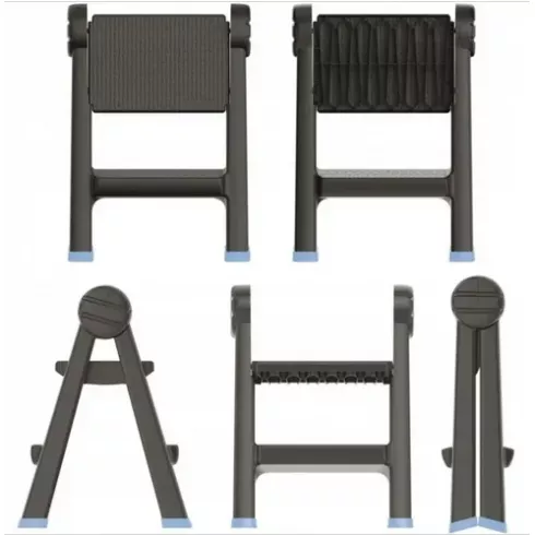 Стремянка складная Titan LADDER (графит/синий)