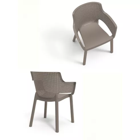 Кресло Keter Eva капучино