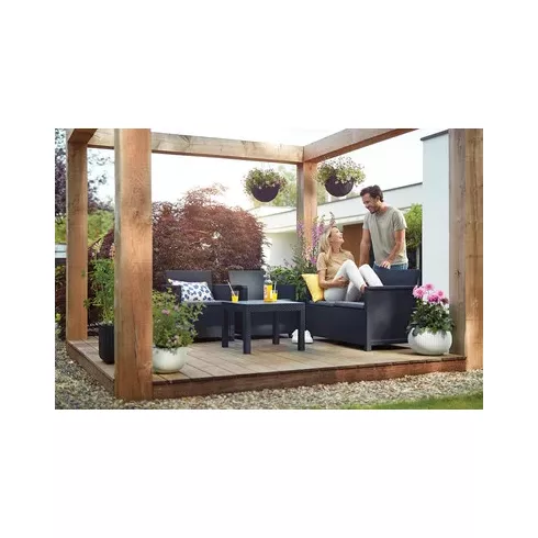 Комплект мебели Keter Emma 2 seater графит