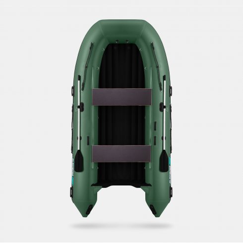 Надувная лодка Gladiator E450S зеленый