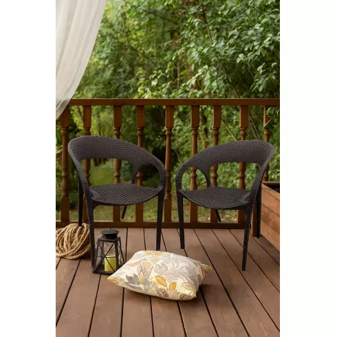 Комплект кресел Springhouse Aprilia темно-коричневый