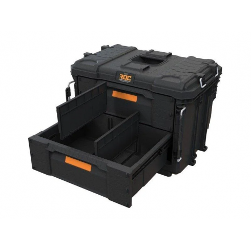 Ящик для инструментов Keter ROC Pro Gear (2 выдвижных ящика) (черный)