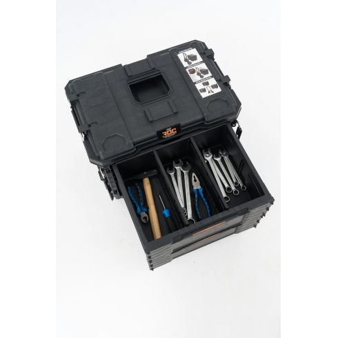 Ящик для инструментов Keter ROC Pro Gear (2 выдвижных ящика) (черный)