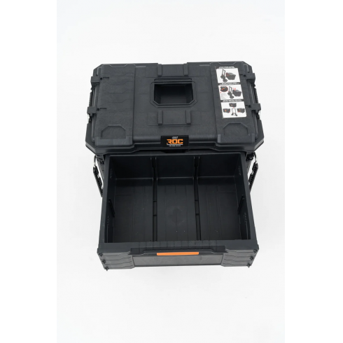 Ящик для инструментов Keter ROC Pro Gear (2 выдвижных ящика) (черный)