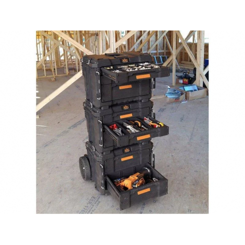 Ящик для инструментов Keter ROC Pro Gear (2 выдвижных ящика) (черный)