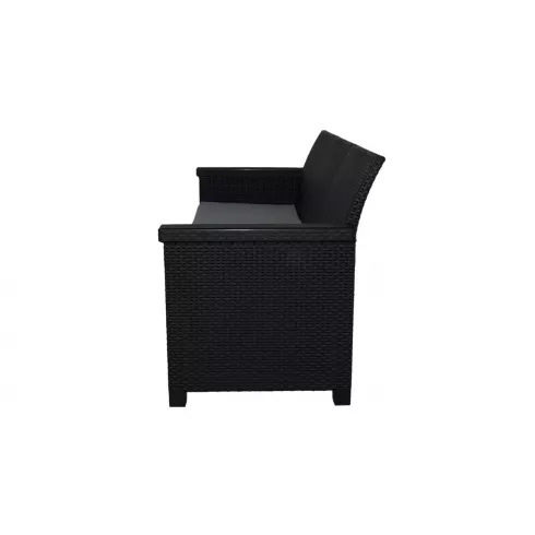 Диван садовый 3х местный Adriano Basegi 3 коричневый