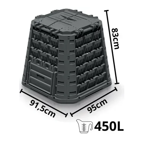 Компостер Prosperplast Evogreen Vario 450L (черный)