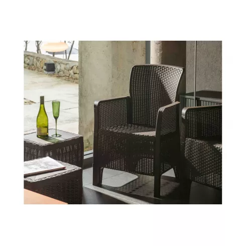 Набор садовой мебели Springhouse Palermo Balcony коричневый