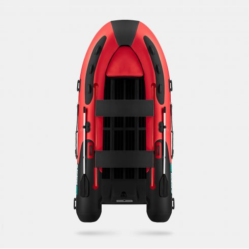 Надувная лодка Gladiator RIB 420AL красно-черный