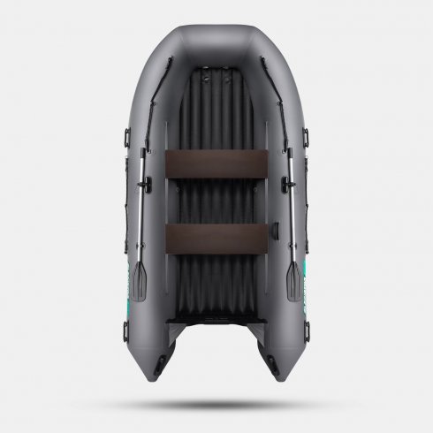 Надувная лодка Gladiator E380S темно-серый