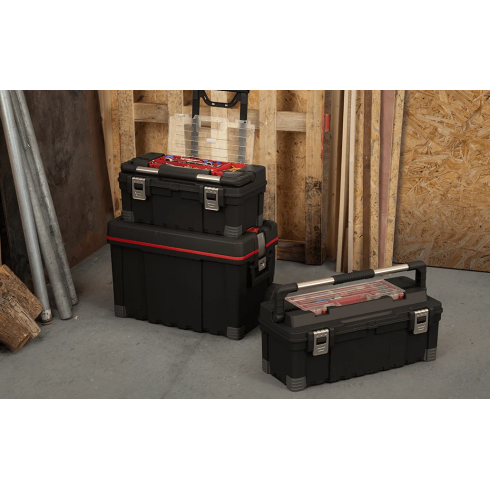 Ящик для инструментов Keter Hawk Tool Box 26'' (черный)