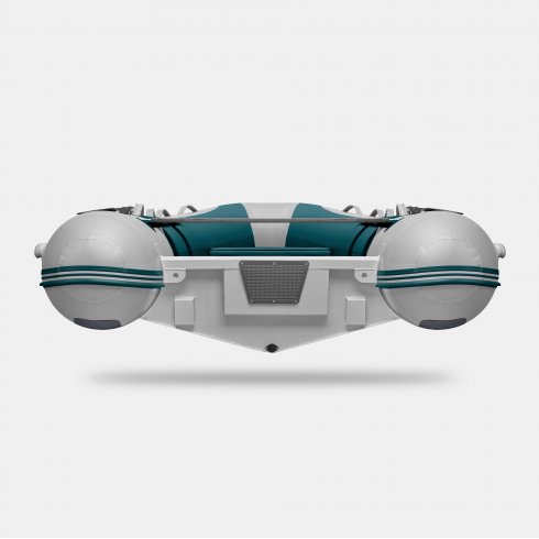 Надувная лодка Gladiator RIB 380AL морской зеленый-белый