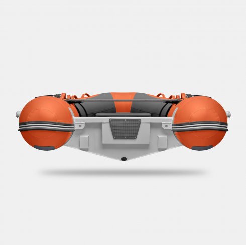 Надувная лодка Gladiator RIB 380AL оранжево-темносерый