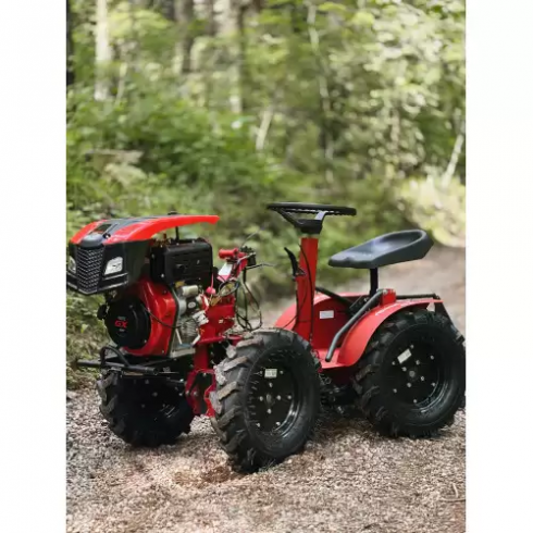 Мини-трактор Storm 152D LUX Premium на базе дизельного мотоблока (модуль Смарт 04)