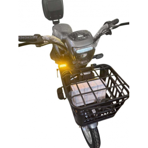 Электровелосипед Nova EC-03 серый (без цепи)