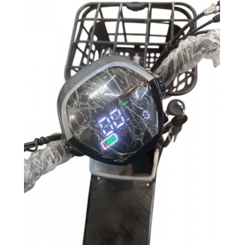 Электровелосипед Nova EC-03 серый (без цепи)