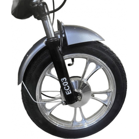 Электровелосипед Nova EC-03 серый (без цепи)