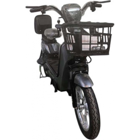 Электровелосипед Nova EC-03 серый (без цепи)