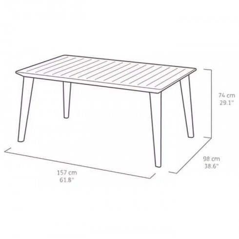 Набор мебели Keter Delano Lima Set капучино