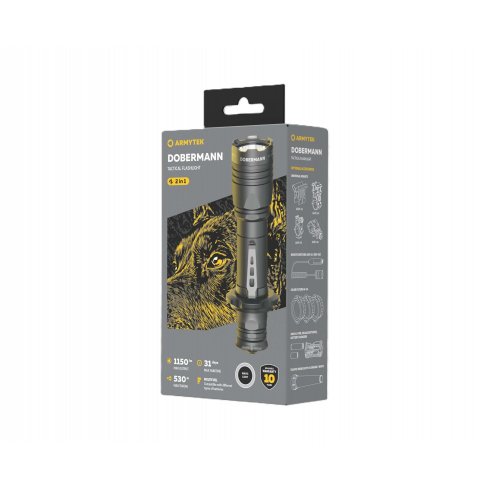 Фонарь Armytek Dobermann (белый)