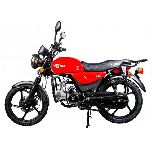 Мопед SPRMOTORS Alpha (красный)