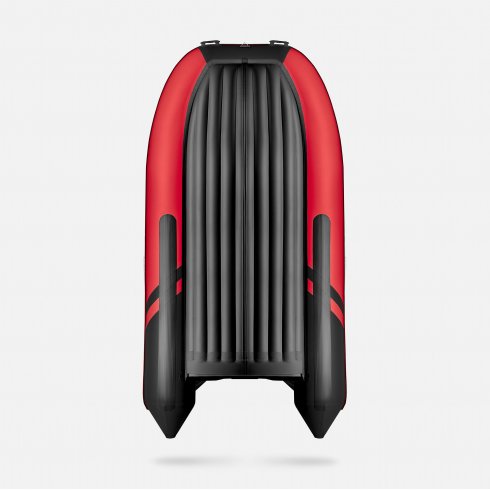 Надувная лодка Gladiator E450S красно-черный