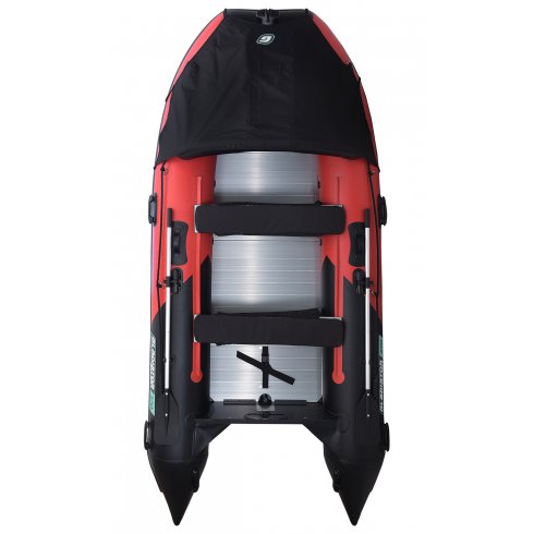 Надувная лодка Gladiator D370AL красно-черный