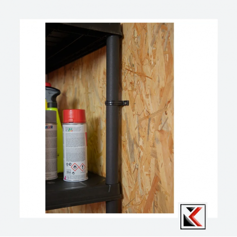 Стеллаж Qbrick Regular Shelving System REGQRS60304CZAPG001 (60/30x4)