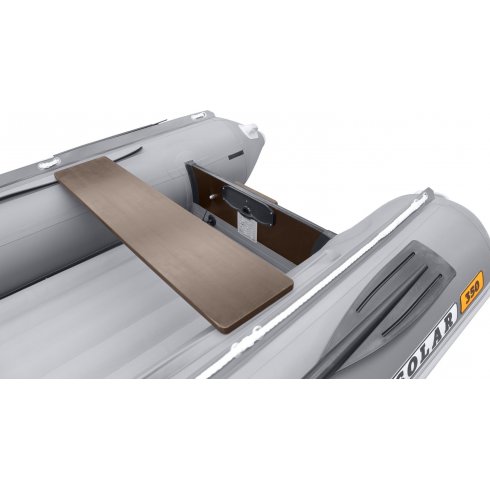 Лодка надувная моторная Solar-350 К (Максима) серый