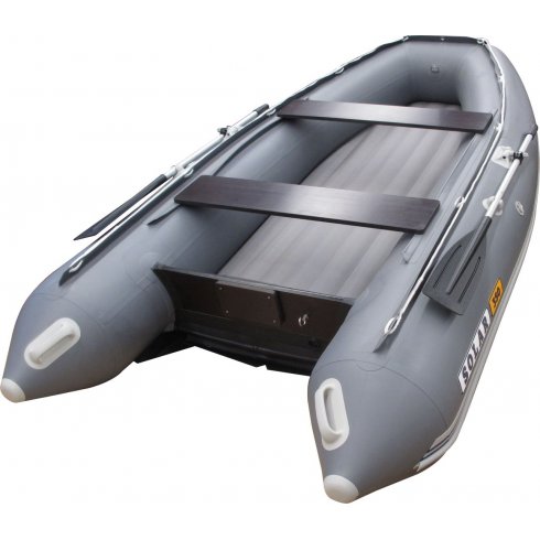 Лодка надувная моторная Solar-350 К (Максима) серый