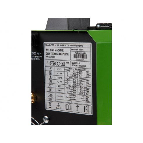 Полуавтомат сварочный DGM TECMIG-305 PULSE