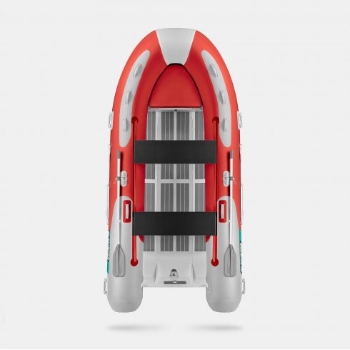 Надувная лодка Gladiator RIB 380AL красно-белый