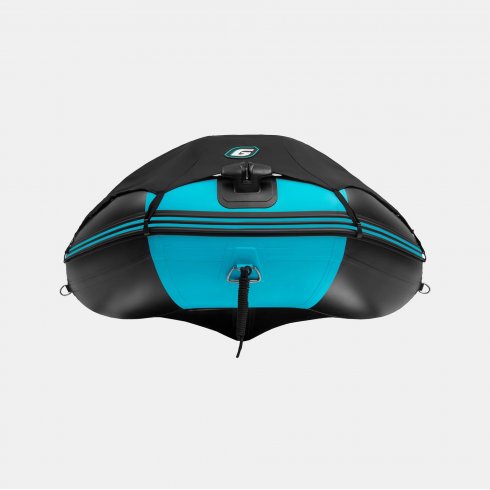 Надувная лодка Gladiator C400AL черно-бирюзовый