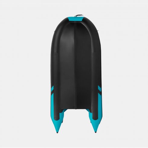 Надувная лодка Gladiator C400AL черно-бирюзовый