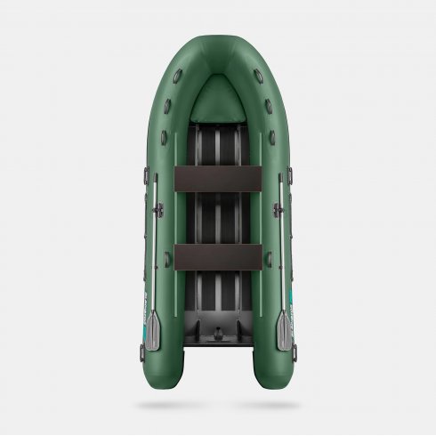 Надувная лодка Gladiator RIB 420AL зеленый