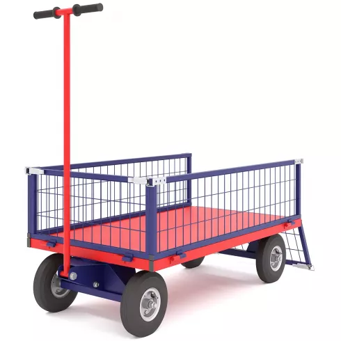 Тележка платформенная Rusklad ТПОБ 7 С (колёса пневмо)