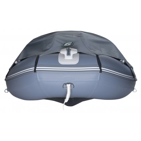 Надувная лодка Gladiator D470AL темно-серый