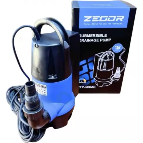 Насос дренажный погружной Zegor ZTP-900AE