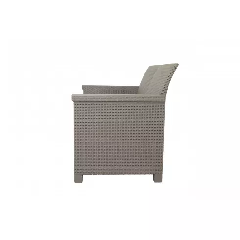 Диван садовый 2х местный Adriano Basegi 2 коричневый