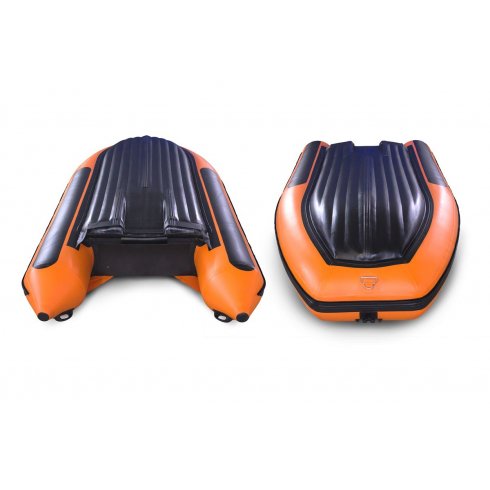 Лодка надувная моторная Solar-380 Jet tunnel оранжевый