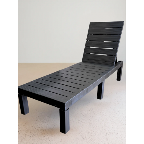 Шезлонг Springhouse Woodline SL02BL (графит)