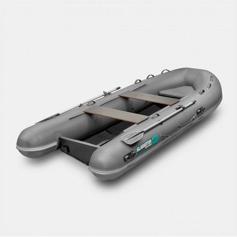 Надувная лодка Gladiator RIB 420AL темно-серый