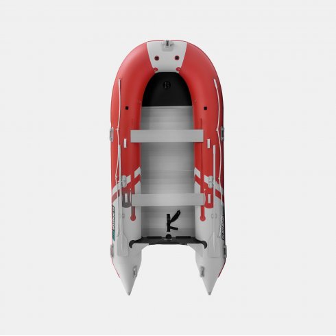 Надувная лодка Gladiator C420AL красно-белый